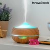 Umidificatore Diffusore di Aromi LED Wooden-Effect InnovaGoods